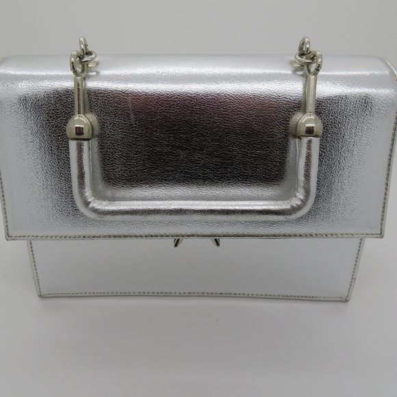 Meyers Bags Vintage Meyers Silver Leather Evening Bag Purse Poshmark